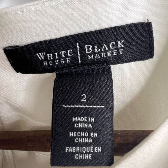 White House‎ Black Market Multicolor Striped Sleeveless Sheath Dress Size 2 - Picture 3 of 15